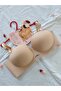 Women's Laser Cut Seamless Underwire Supported Push up Bra - 4