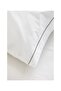 Cotton 2-Piece Classic Pillowcase with Cord Detail - Super King 50 × 90 cm - 2