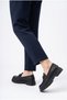 Women's Loafer High Sole Buckle Casual Shoes - Comfortable Moccasin Shoes with Orthopedic Insole - 3
