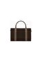 Large Leather-Cotton Tote Bag, Large Capacity and Adjustable Handle - 3