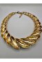 Big Mold Gold Color Stylish Necklace - 4