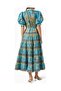 Cassie Layered Midi Dress with Puff Sleeves and Special Features, with Australian Quality - 3