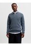 Jprmilano Stitch Knit Zip Polo Sn Turbulence