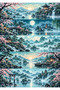 5 Pcs Large Landscape Sticker Bullet Journal Scrapbook Laptop Agenda - 2