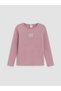 Vizyon New Season Pink Bow Printed Girls' T-Shirt - 2