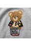 Unisex Oversize Cotton Sweatshirt with Fleece Inside and Crew Neck - 4