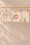 Baby Girl Set with Floral Lace Detail, 3-Piece Top and Bottom Set, Seasonal - 7
