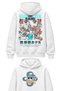 Oversize Cat Burglar Nami Back Printed Hooded Sweatshirt, Unisex One Piece Anime Themed Hoodie