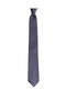 Black Striped Dark Gray Silk Tie – 7.5 cm Wide - 7