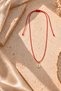 L Letter Enamel Medallion Adjustable Drawstring Necklace - 2
