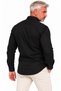 Men's Premium Slim Long Sleeve Black Shirt - 7