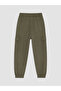 Two Mt Shop Quality Green Gabardine Plain Loose & Elasticated Hem Boys' Jogger Pants - 2
