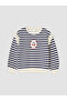 Rmz Gi̇yi̇m Farkiyla Striped Girls' Thick Sweatshirt - 2