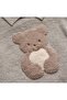 100% Knitwear Baby Boy Bear Jumpsuit
