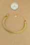 Steel Bracelet - Gold Flat Mesh Chain 316L Steel Bracelet 18+5cm - 2