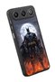 Gm 26 Compatible Printed, Matte Black, Soft Silicone, Protective, Shock-Absorbing Cover, Case - 3
