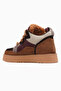 Women's Suede Daily Boots with Fur Inside 26K D26Kb-4010 Tan Suede - 3