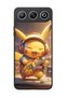 Gm 26 Compatible Printed, Matte Black, Soft Silicone, Protective, Shock-Absorbing Cover, Case - 5