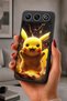 Gm 26 Compatible Printed, Matte Black, Soft Silicone, Protective, Shock-Absorbing Cover, Case