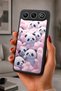 Gm 26 Compatible Printed, Matte Black, Soft Silicone, Protective, Shock-Absorbing Cover, Case