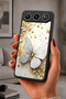 Gm 26 Compatible Printed, Matte Black, Soft Silicone, Protective, Shock-Absorbing Cover, Case