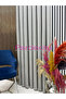 The Eye-Catching Gray Background Curtain with Shimmering Line Details Adds a Stylish and Modern Touch to Your Room. - 6