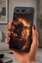 Gm 26 Compatible Printed, Matte Black, Soft Silicone, Protective, Shock-Absorbing Cover, Case