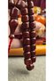 German Bakelite Crimped Amber Prayer Beads – Ottoman Nispeti – Apricot Dough Layered – Mahir – Baddal Size - 4