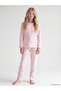 Crew Neck Girls' Pajama Set (W6)