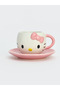 Soly Special Hello Kitty Ceramic Single Coffee Cup Set 110 ml - 2
