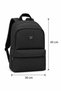 Waterproof Fabric 2-Compartment Backpack with Zipper Feature - 5