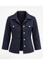 Button Detailed Lycra Women's Jacket - 5