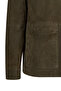 Ruiz Men's Green Suede Leather Jacket 26Wgd662510 - 7
