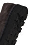 Men's Anthracite Double Buckle Thick Sole Suede Leather Casual Shoes Wm750027Ds - 8