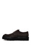 Men's Anthracite Double Buckle Thick Sole Suede Leather Casual Shoes Wm750027Ds - 3
