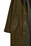 Los Angeles Women's Green Suede Leather Top Coat 26Wgd569810 - 8