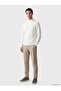 Ozmarka New Season White Half Turtleneck Men's Knitwear Sweater - 2