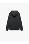 Comfortable Fit Three Thread Ribbed Washable Zippered Hooded Sweatshirt - 2