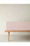 Pure Cotton Single Fitted Sheet 100X200 cm Dusty Pink - 6