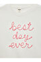 Embroidered Crew Neck Long Sleeve Sweatshirt - 3