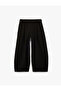 Buttoned Pleated Detailed Ankle-Length Barrel Pants