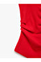 Drawstring High Collar Knitwear Vest - 4