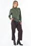 Basic Viscose Knitwear Sweater Khaki - 5