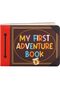 My First Adventure Baby Photo Album,Soft Fabric Memory Book for Newborns and Toddlers,Holds 10 4x6 Photos