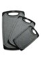 Cutting Board Set of 3 with Juice Grooves,Non-Slip Rubber Feet and Easy Grip Handles,Dishwasher Safe Kitchen Chopping Boards