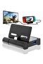Portable TV Docking Station for Switch,1080P HDMI Adapter with USB 3.0 Port,Foldable Charging Stand with PD Protocol