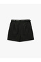 Belted Pocketed Mini Linen Shorts - 2