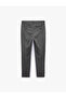 Viscose Pocketed Slim Fit Pleated Fabric Trousers - 2