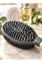 Long Handled Back and Body Shower Brush 12X7 cm – Silicone Massage and Cleaning Brush - 3