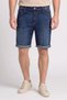 Men Washed Denim Shorts, Blue